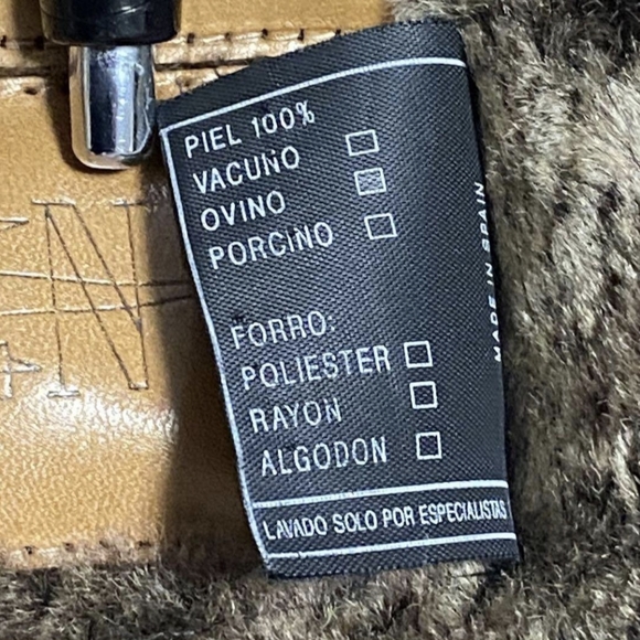 Lamb leather boa jacket Good Condition - Picture 7 of 8